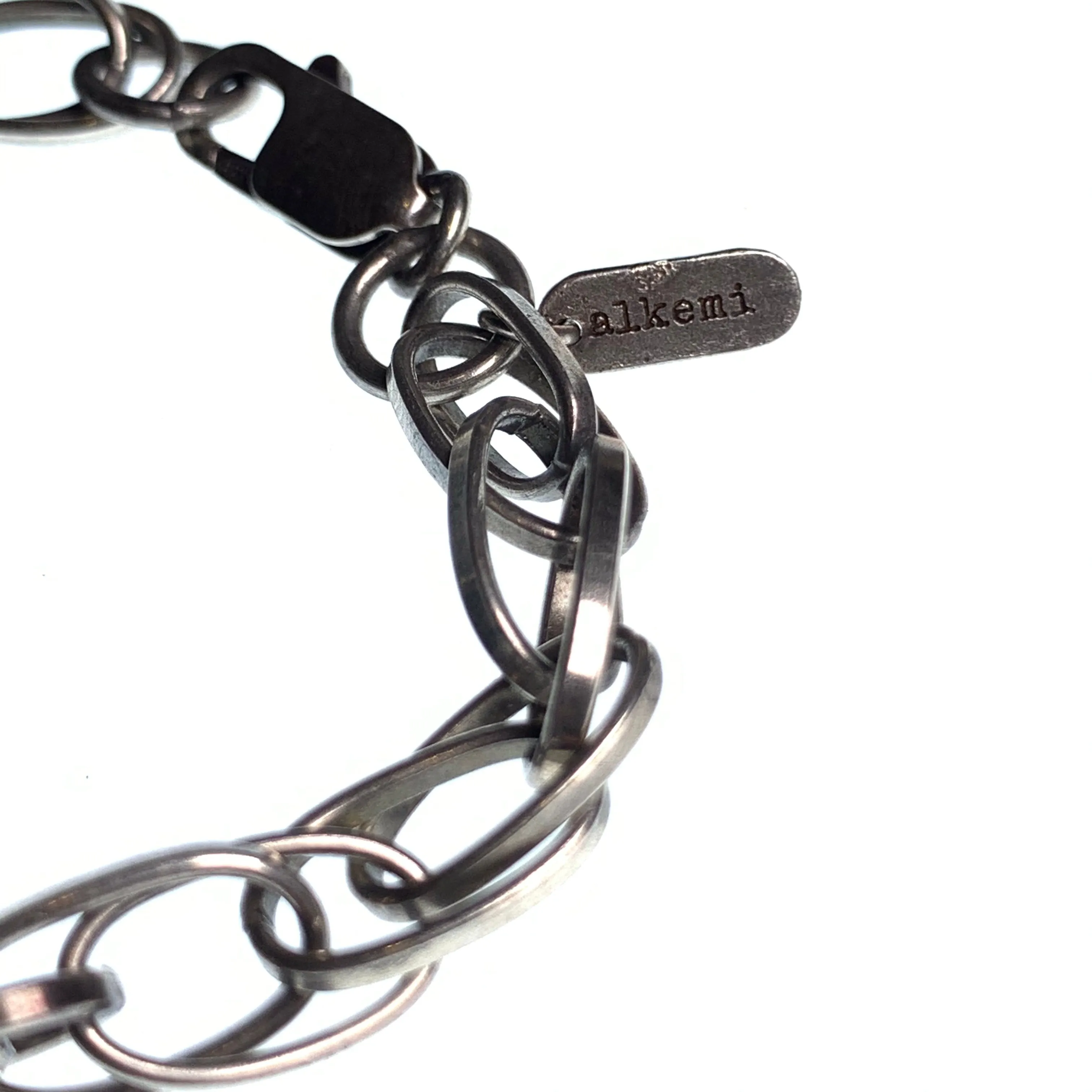 Double Link handmade 925 Silver bracelet