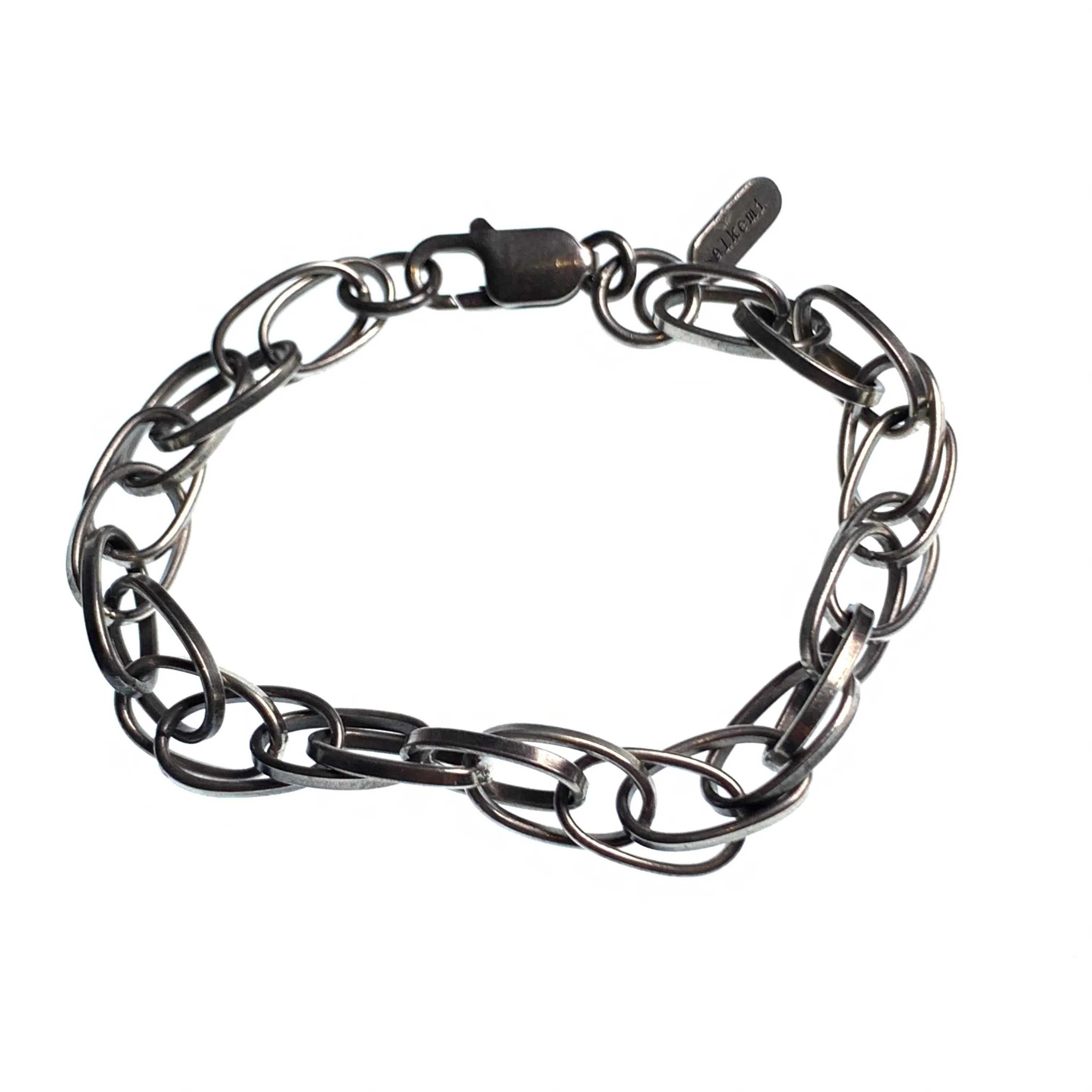 Double Link handmade 925 Silver bracelet