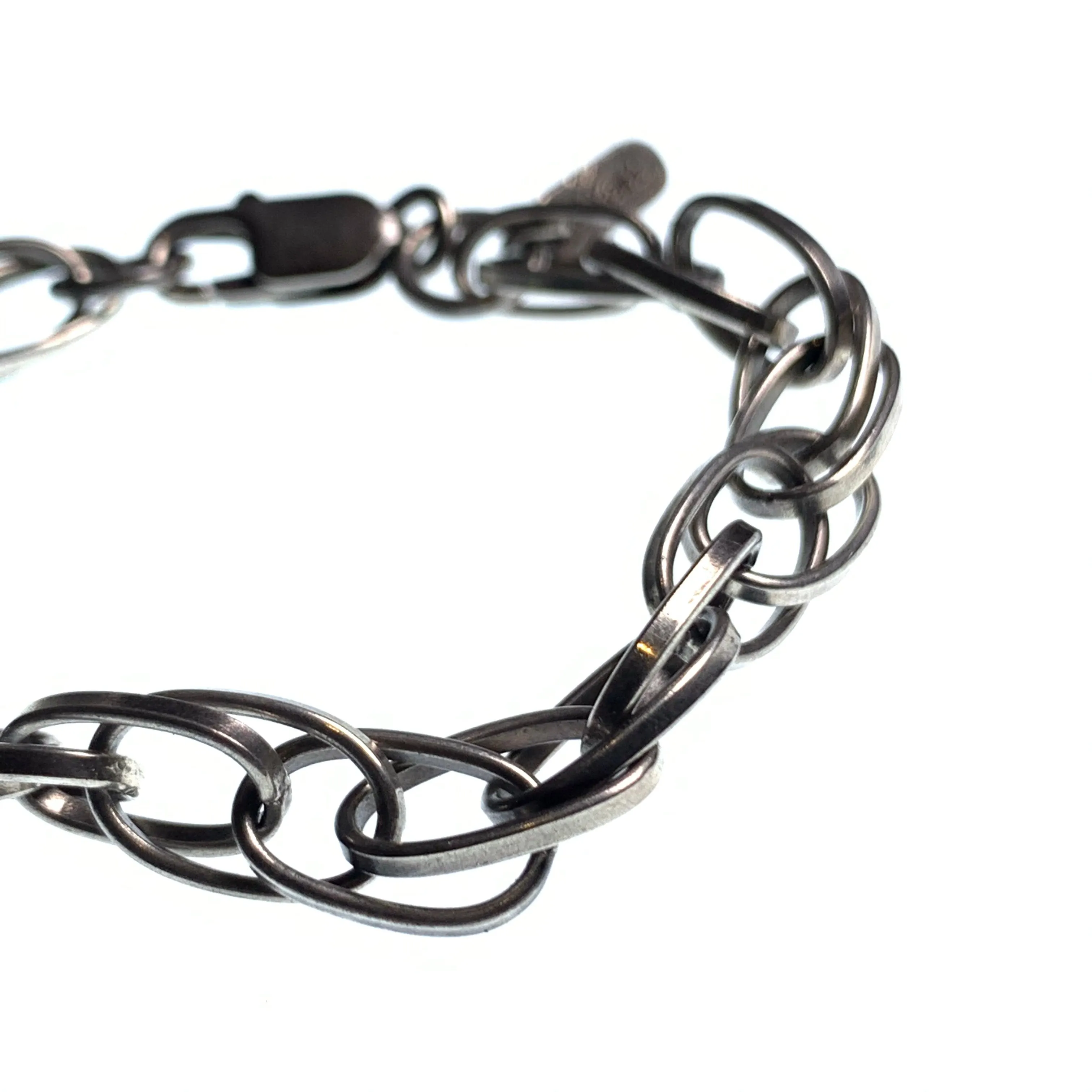 Double Link handmade 925 Silver bracelet