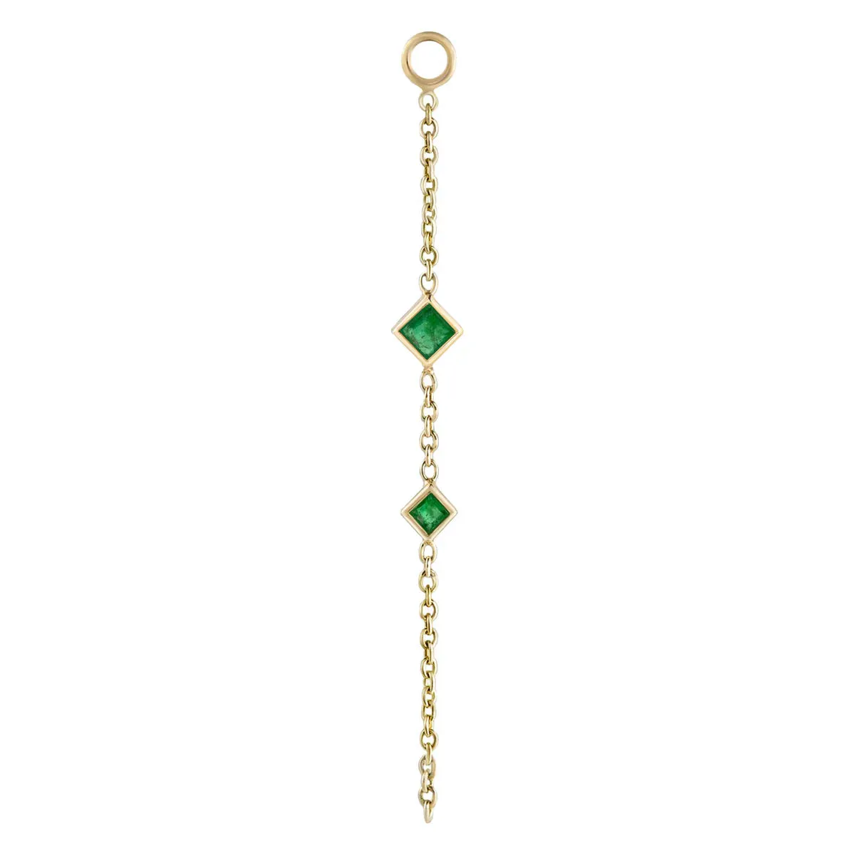 Double Princess Emerald Chain Plaque