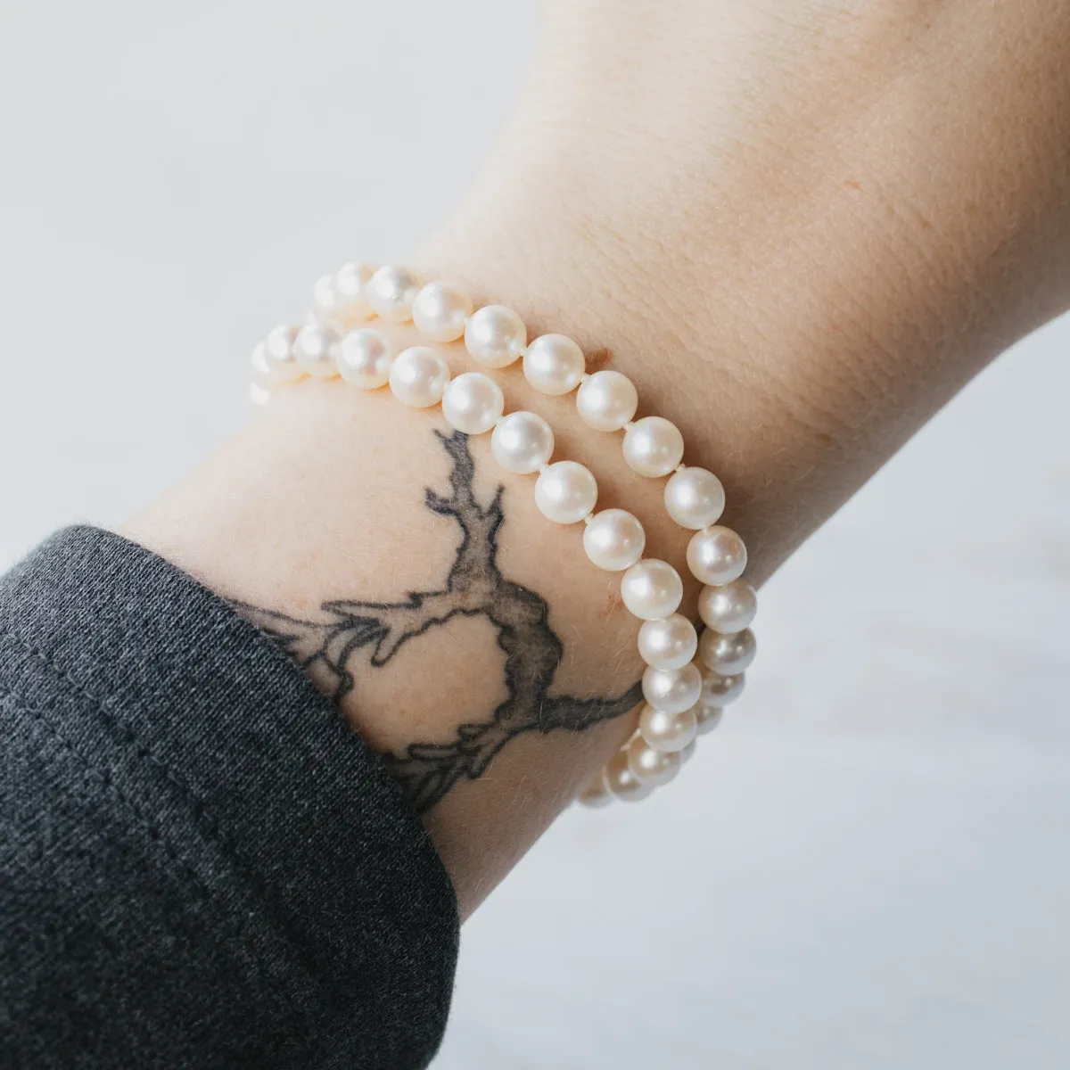 Double Strand Akoya Pearl Bracelet