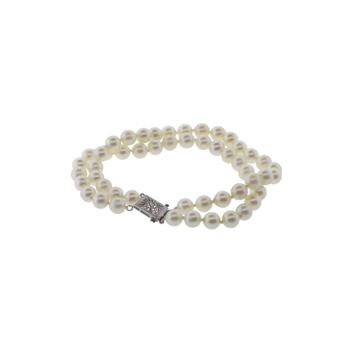 Double Strand Akoya Pearl Bracelet
