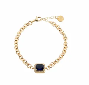 Elizabeth Link Bracelet - Sapphire