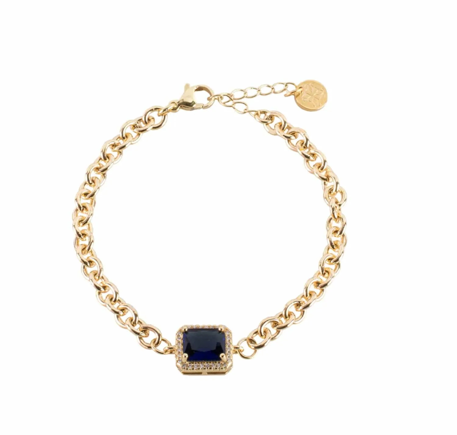 Elizabeth Link Bracelet - Sapphire