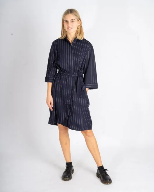 Ellis shirt dress - Blue Stripe
