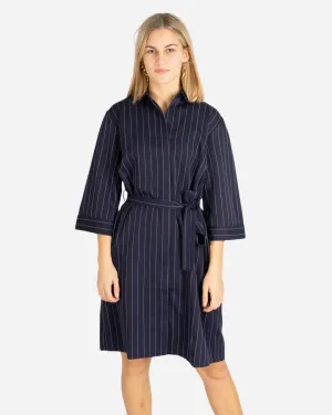 Ellis shirt dress - Blue Stripe