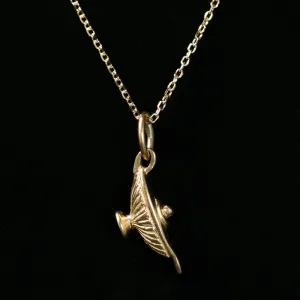 Estate 14K Yellow Gold Genie Lamp Pendant/Charm