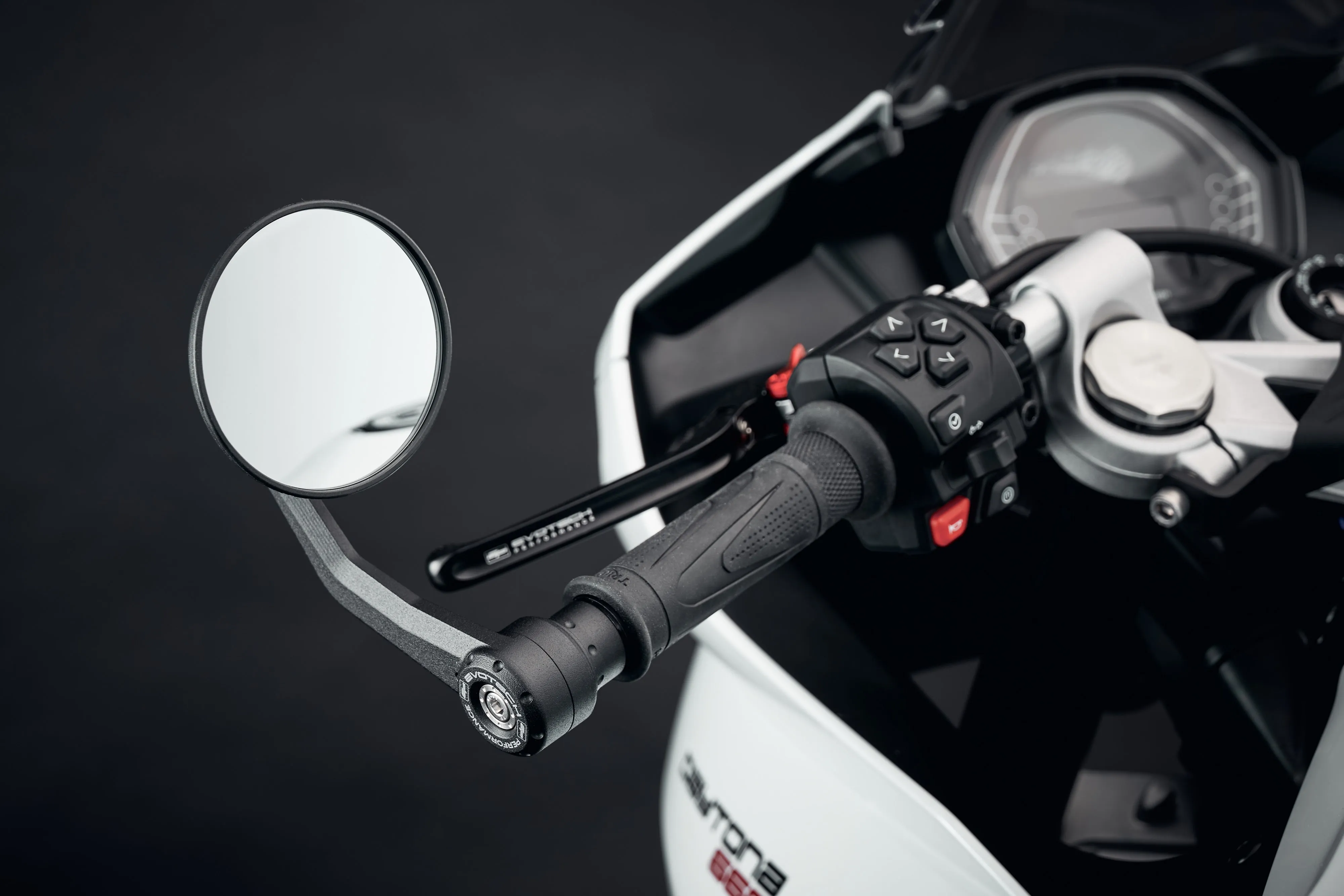 Evotech Bar End Mirrors - Triumph Trident 660 Triple Tribute Edition (2024 )