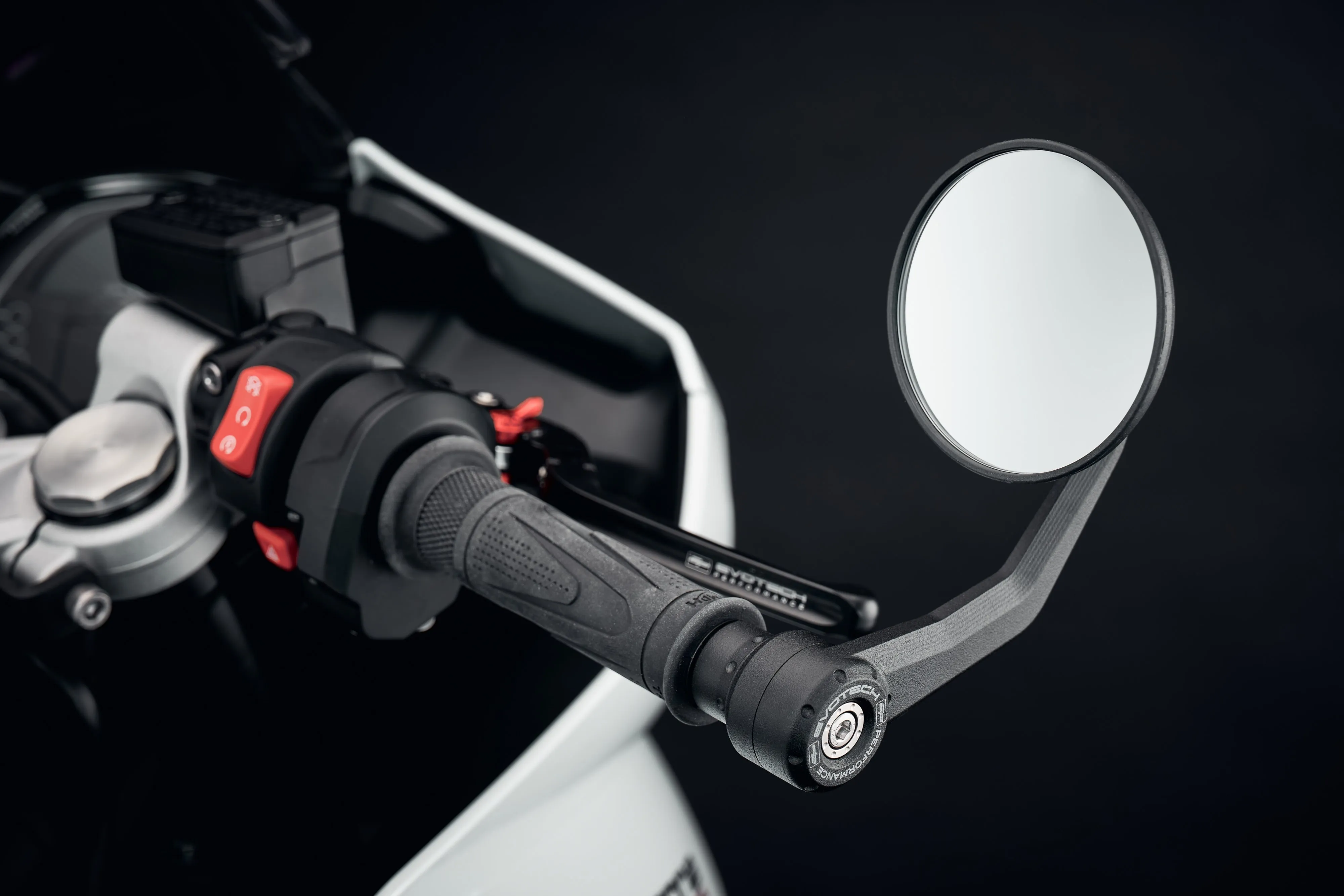Evotech Bar End Mirrors - Triumph Trident 660 Triple Tribute Edition (2024 )
