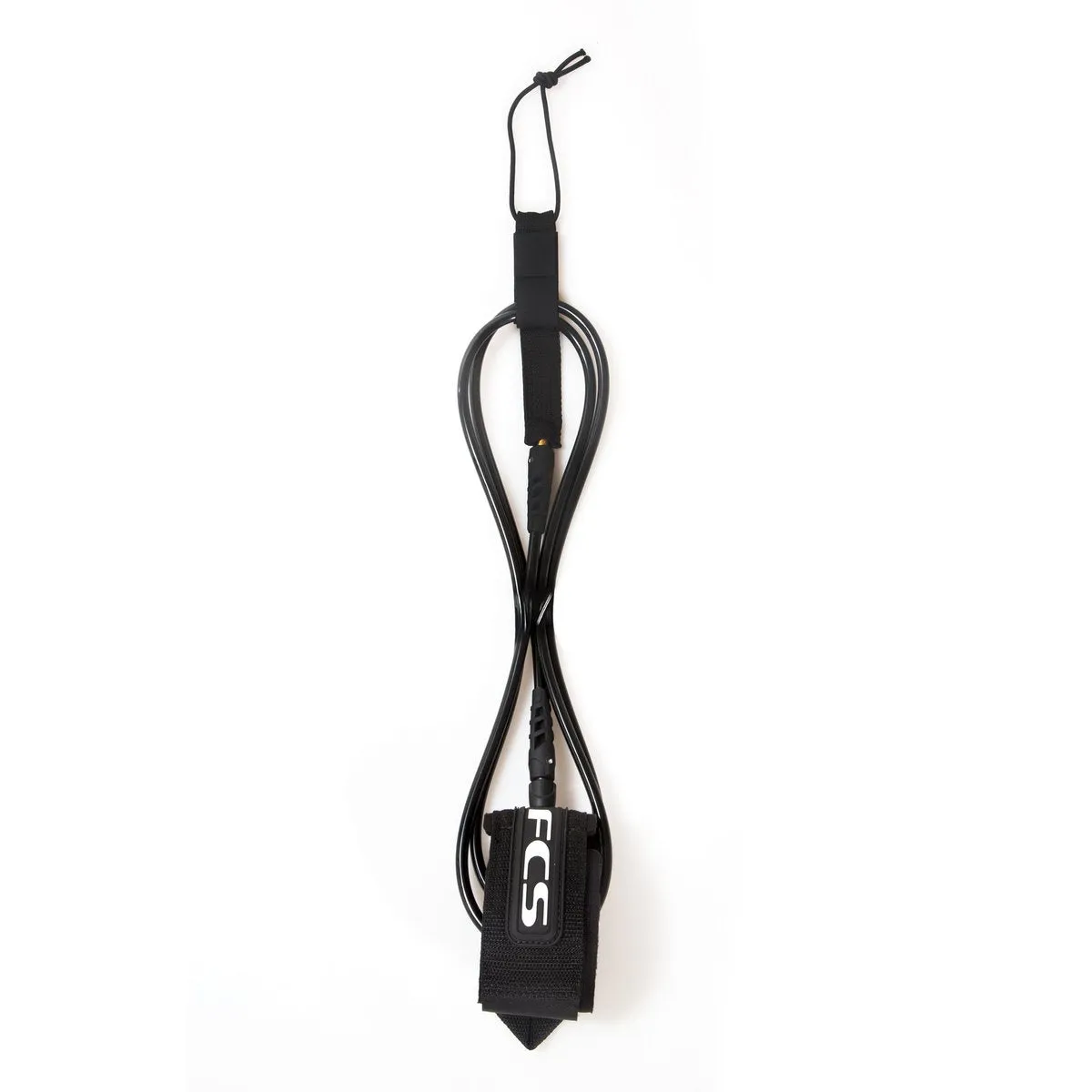 FCS ALL ROUND REGULAR CLASSIC LEASH BLACK 7'