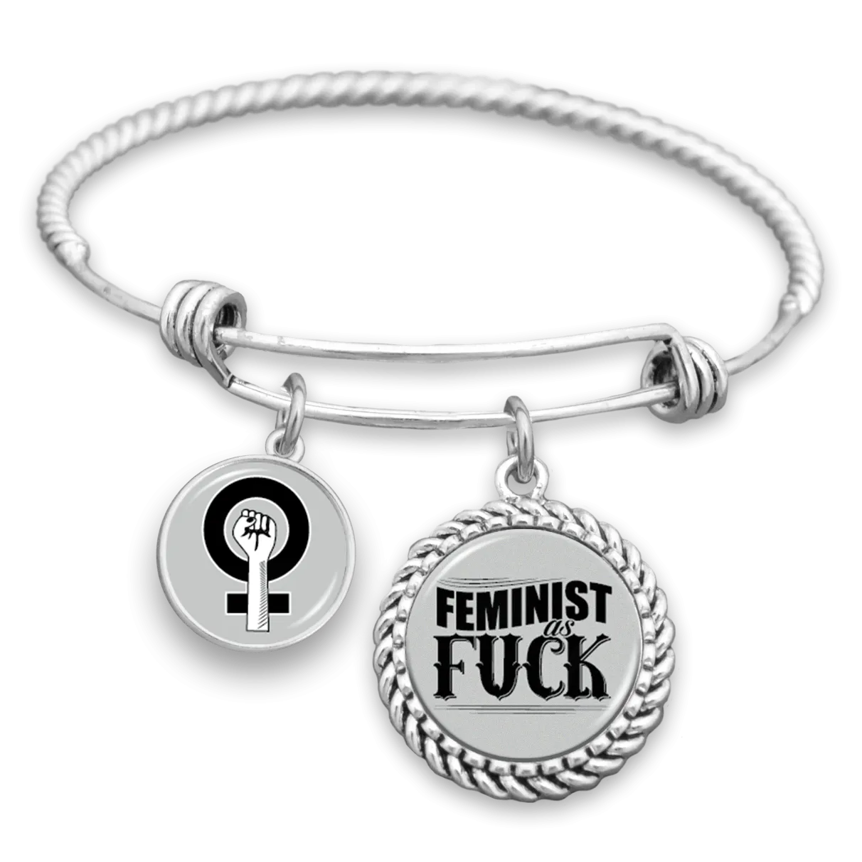 Feminist As Fuck Charm Bracelet