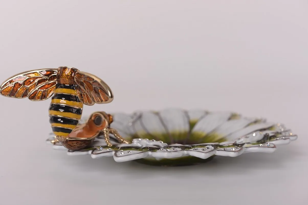 Flower with a Bee