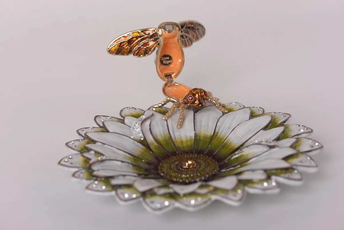Flower with a Bee