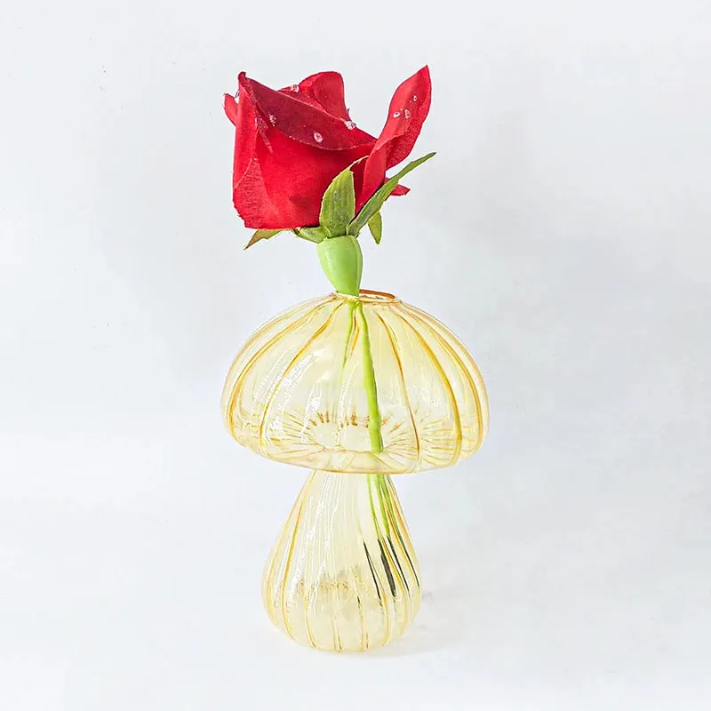 Glass Flower Vase Creative Plant Bottle Modern Transparent Art Flower Vases Home Desktop Decor Vaso Para Planta Home Decor Items