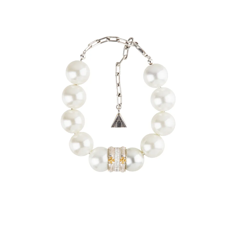 Gohar massive pearls bracelet