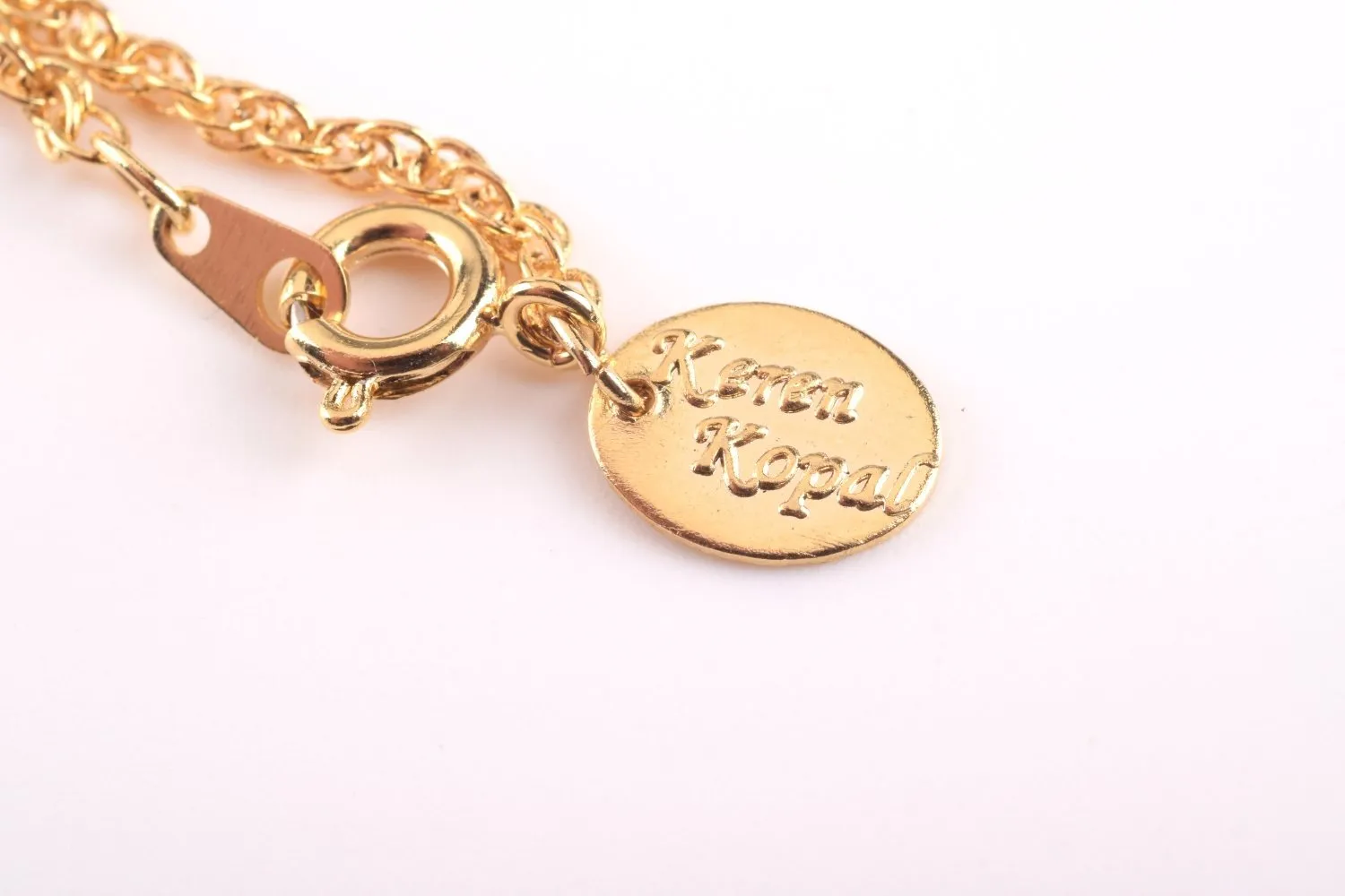 Gold Elephant Pendant Necklace
