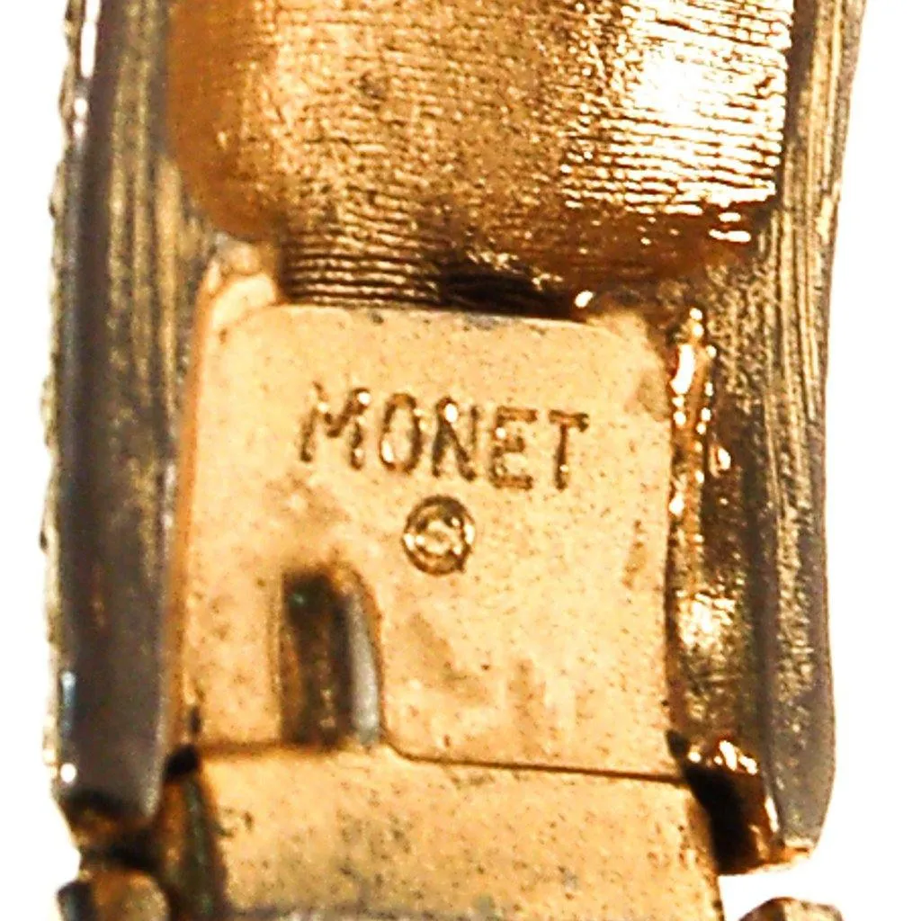 Gold Monet Scale Bangle Bracelet