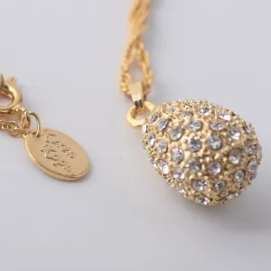 Golden Egg Pendant Necklace
