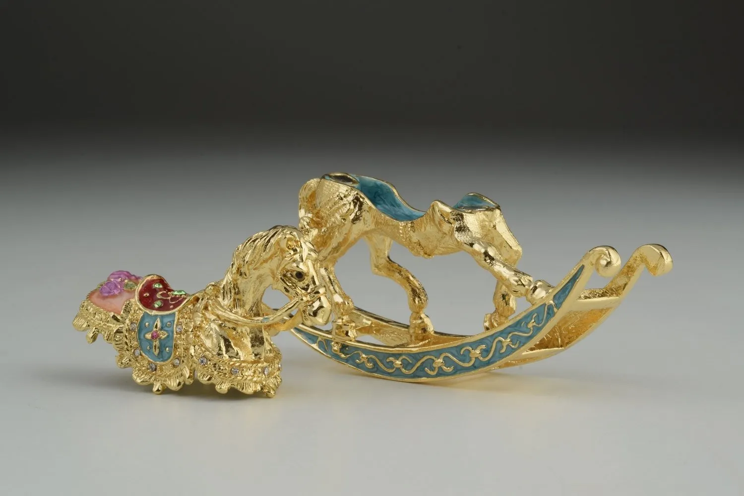 Golden Rocking Horse