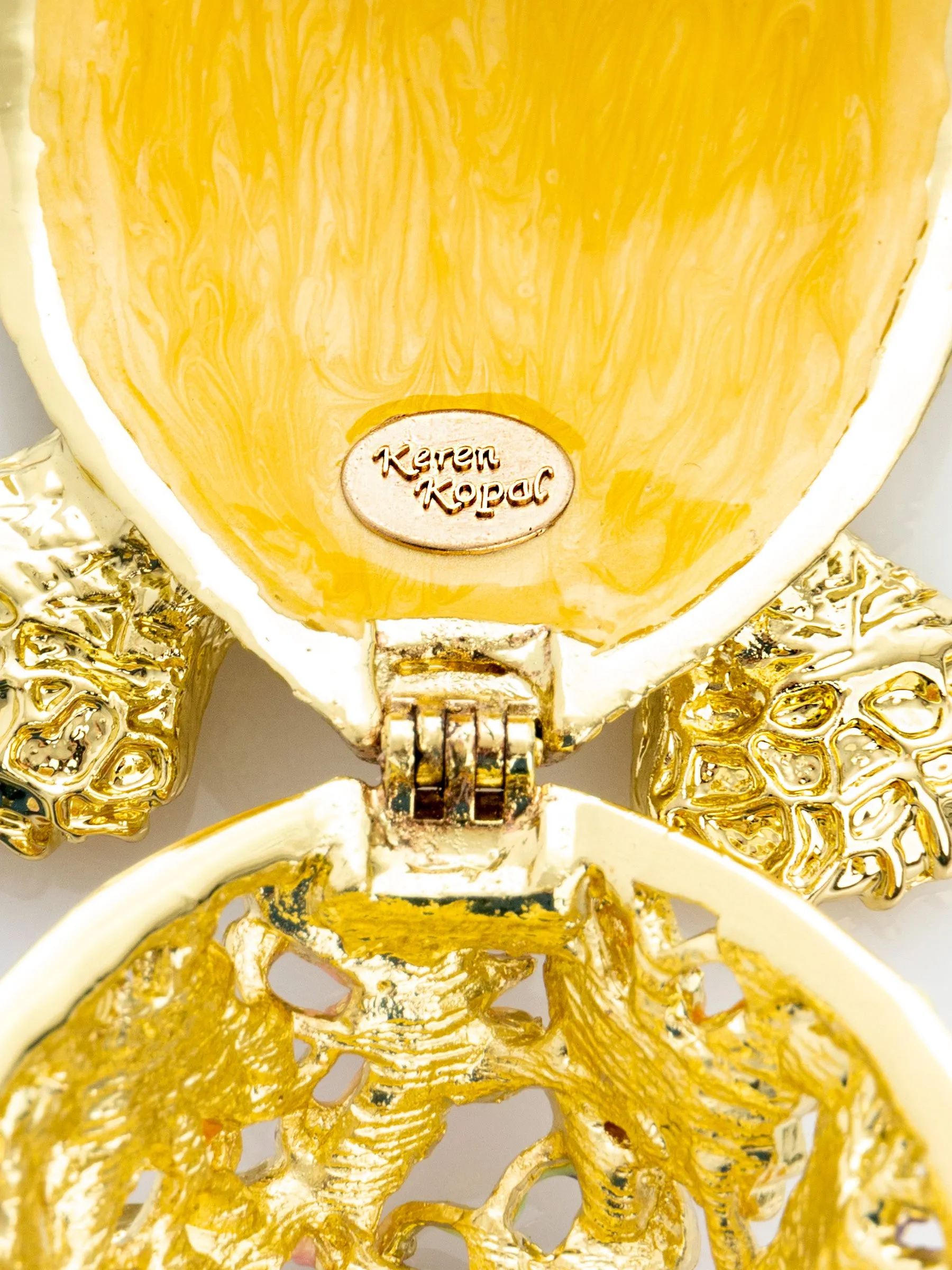 Golden Turtle Decorated with butterflies