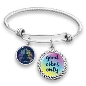 Good Vibes Only Charm Bracelet