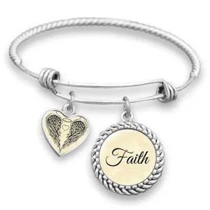 Guardian Angel Divine Faith Charm Bracelet