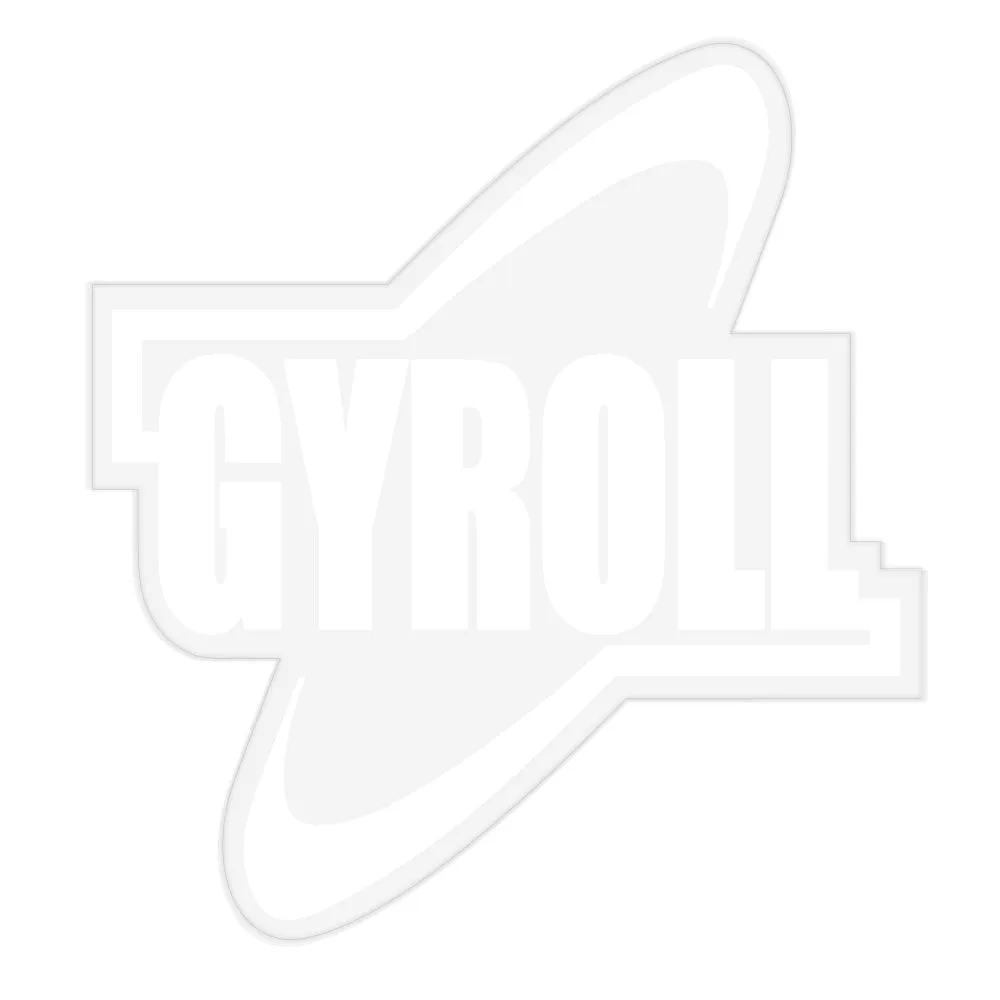 GYROLL TRANSPARENT VINYL STICKERS