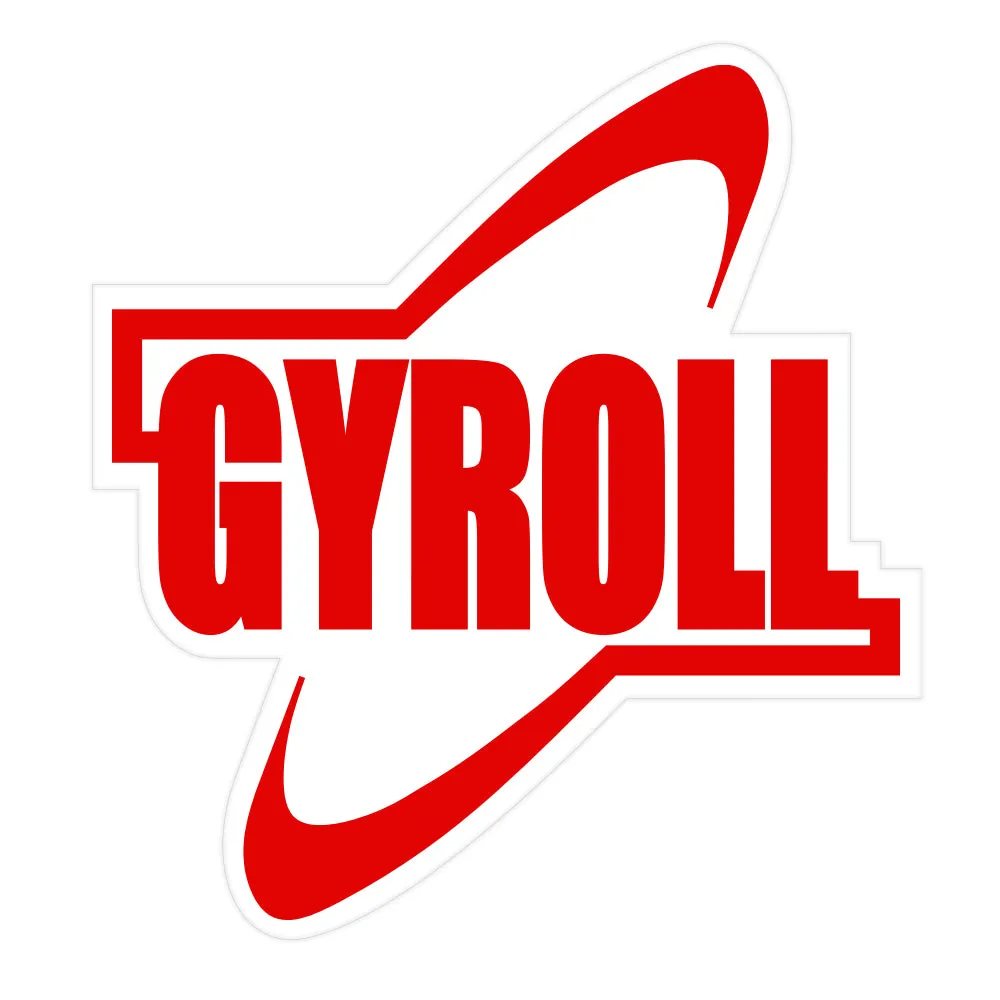 GYROLL TRANSPARENT VINYL STICKERS