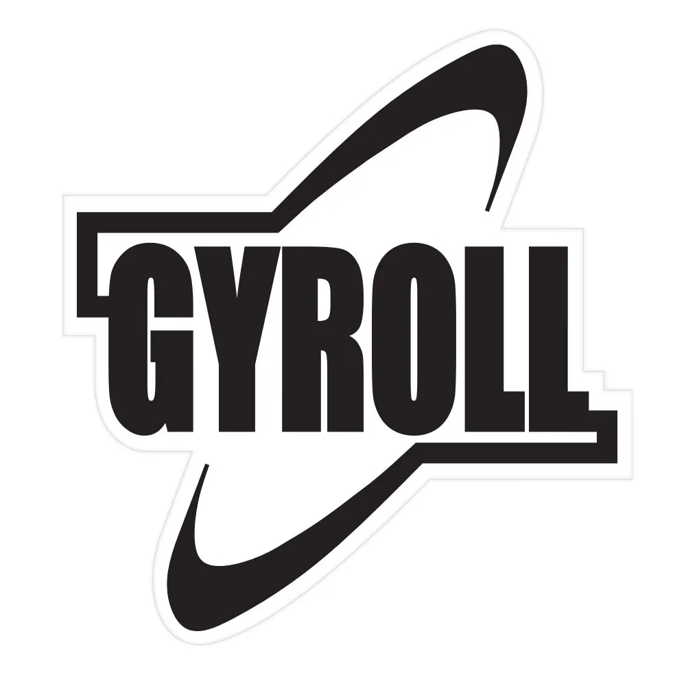 GYROLL TRANSPARENT VINYL STICKERS