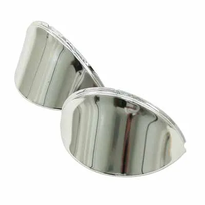 HEADLIGHT EYEBROWS STAINLESS STEEL