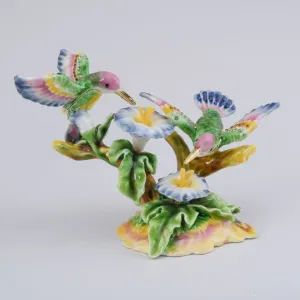 Honey-birds on a Flower