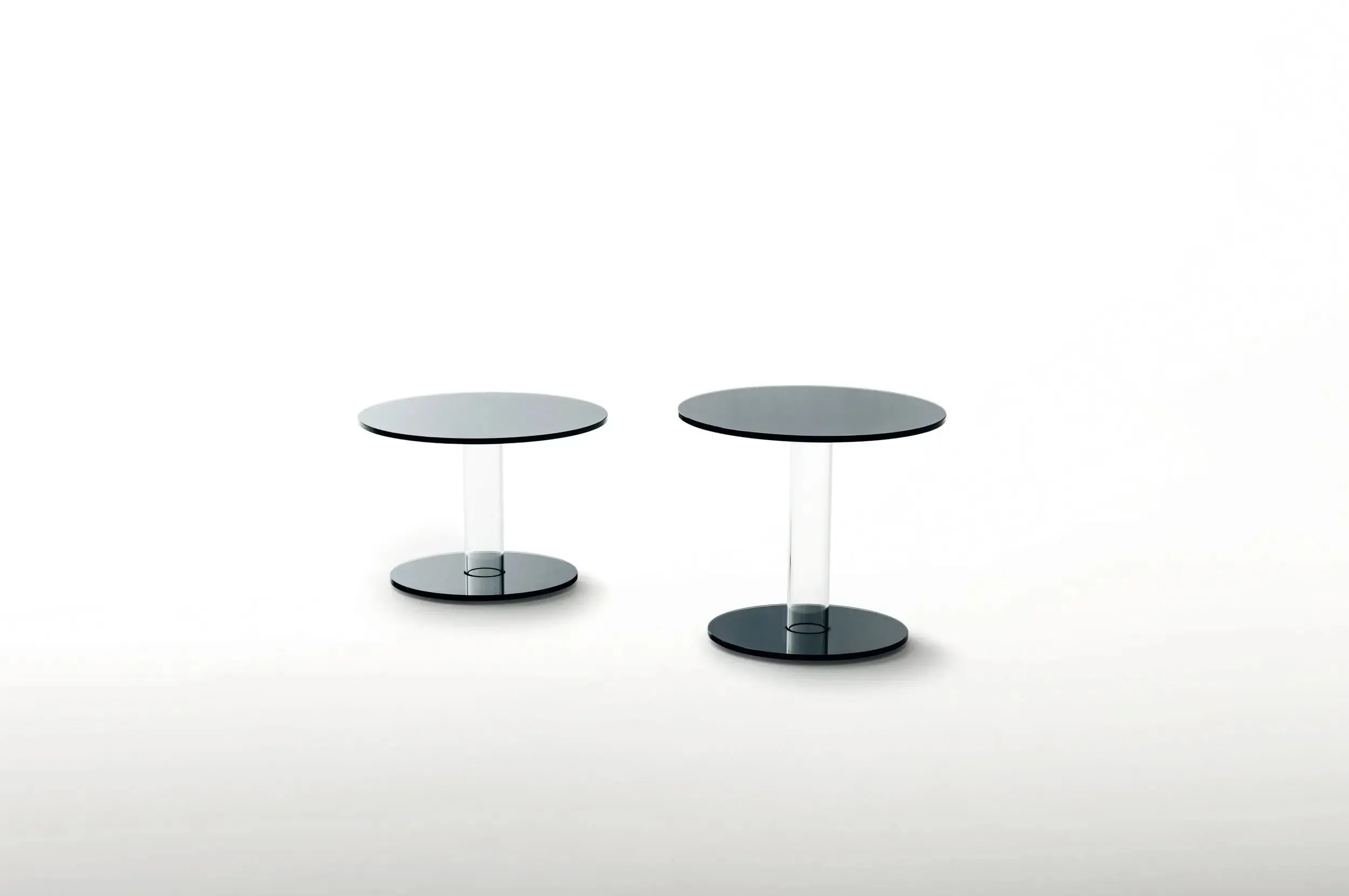 Hub Low Glass Table