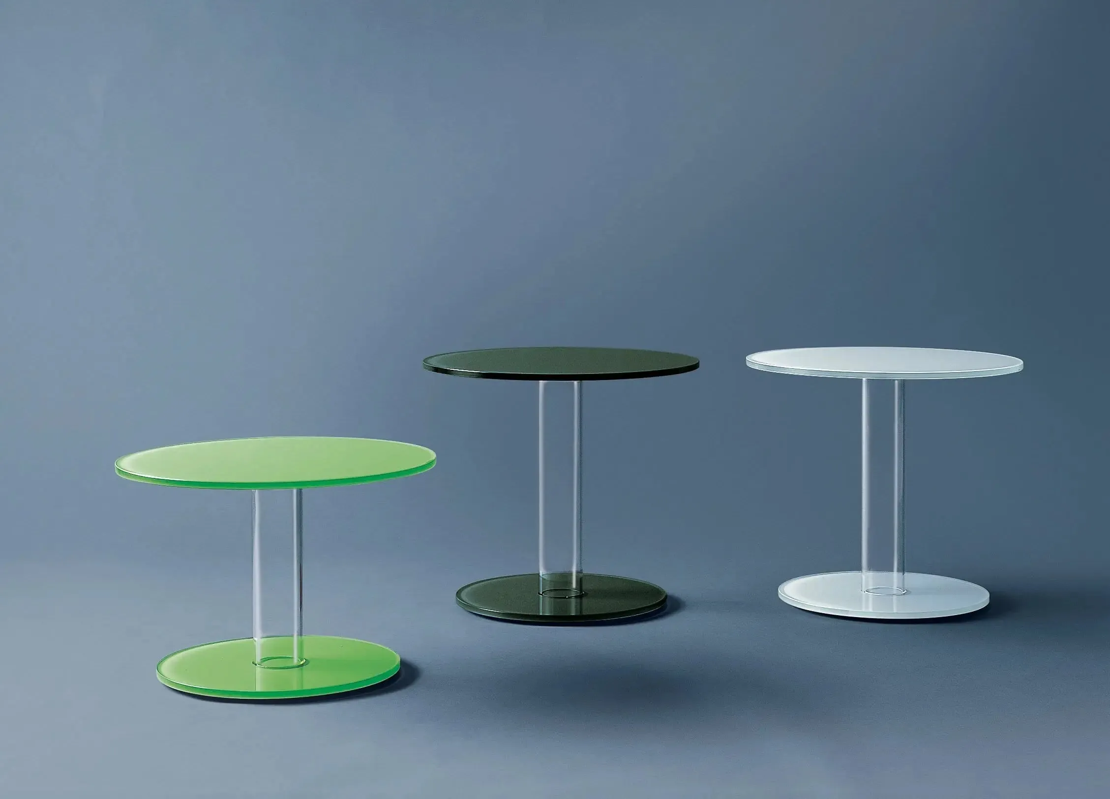 Hub Low Glass Table
