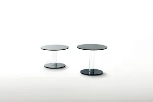 Hub Low Glass Table