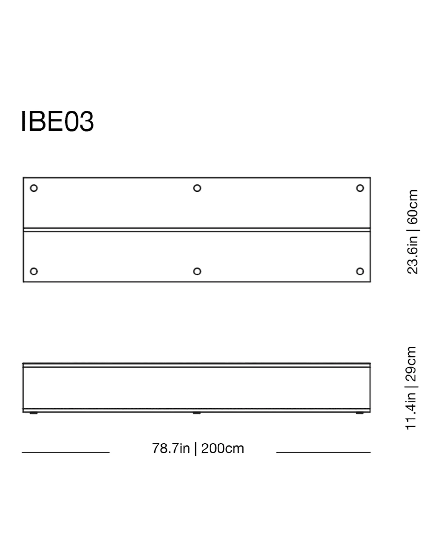 I-Beam Low Table