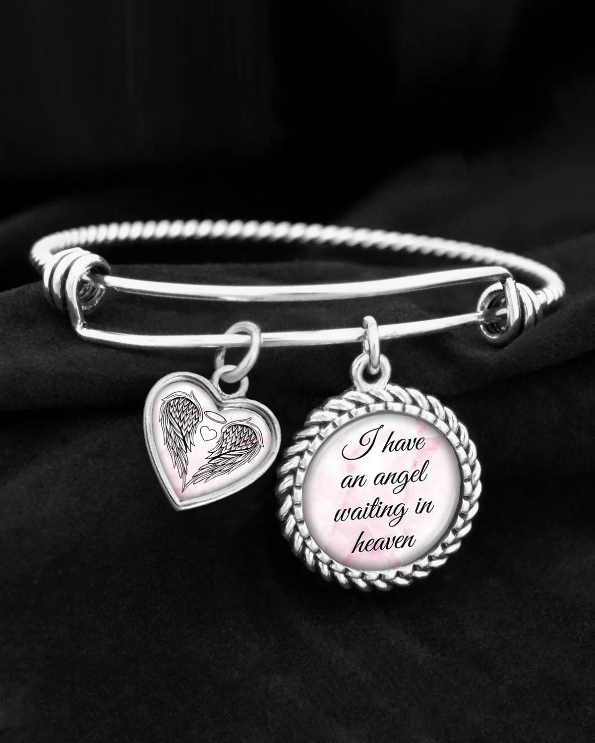 I Have An Angel Waiting For Me In Heaven Charm Bracelet