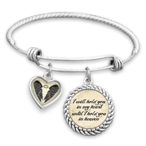 I Will Hold You In My Heart Charm Bracelet