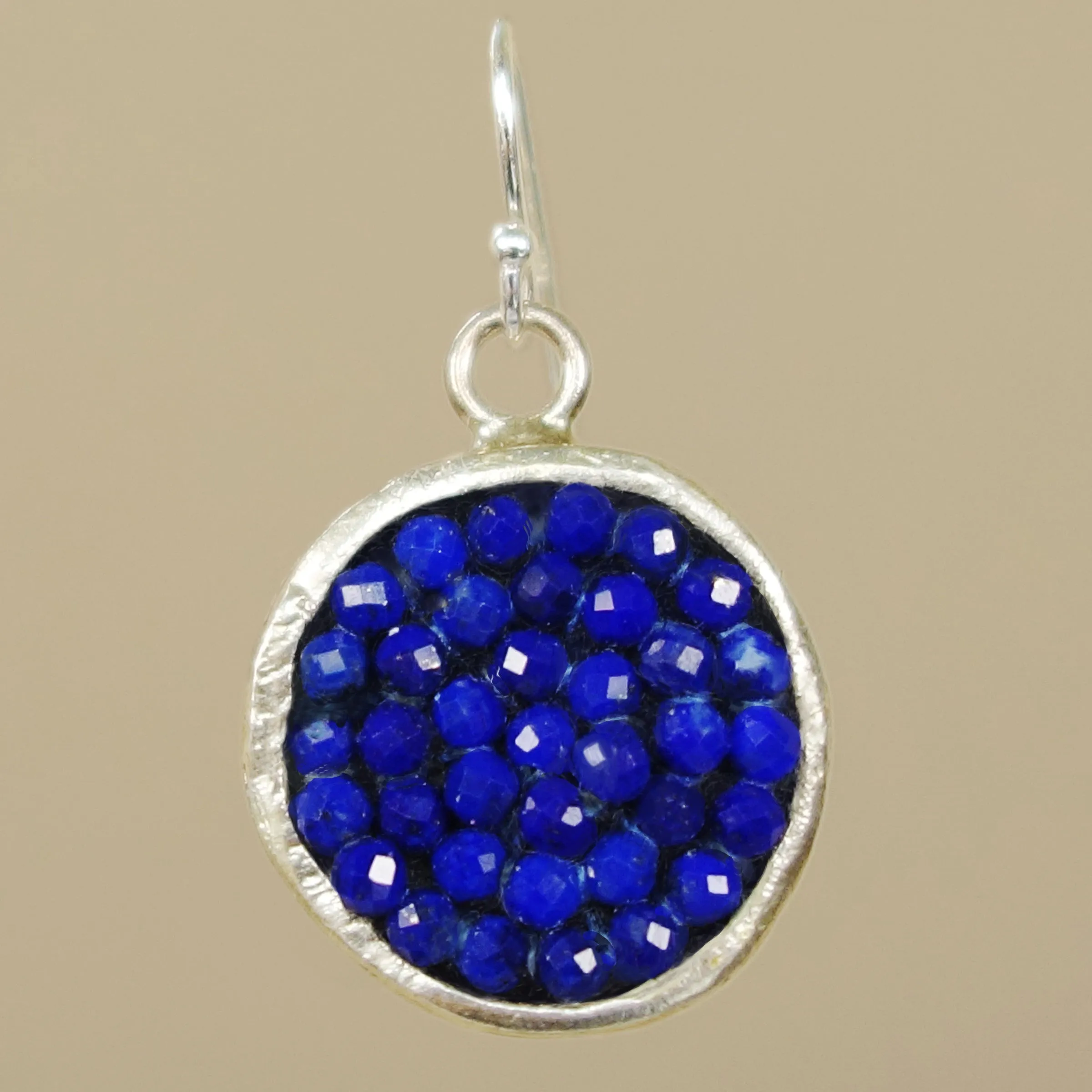 Iconic Ultramarine Lapis mosaic earring
