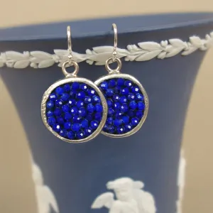 Iconic Ultramarine Lapis mosaic earring