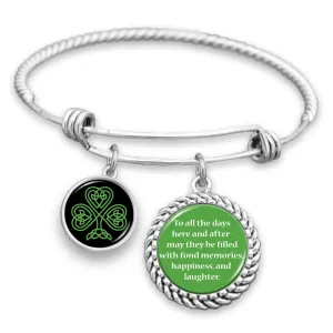 Irish Toast Charm Bracelet