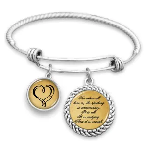 It Is Enough Charm Bracelet