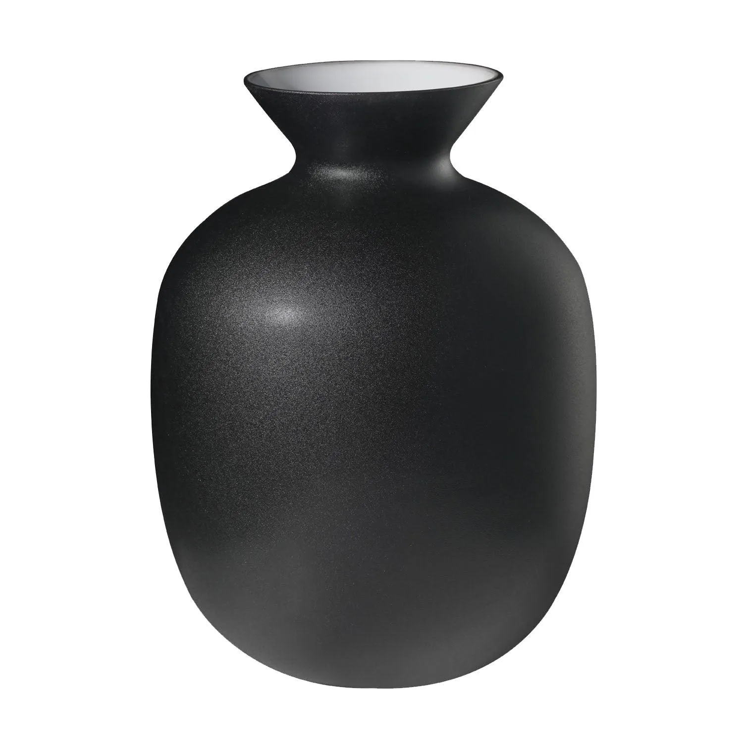 IVV Vaso Rialto Medio H.24cm Black Decoro Eclissi 8568.3