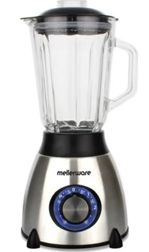 Jug Blender With Coffee Mill Stainless Steel Brushed 1.5L 550W "Optima" #