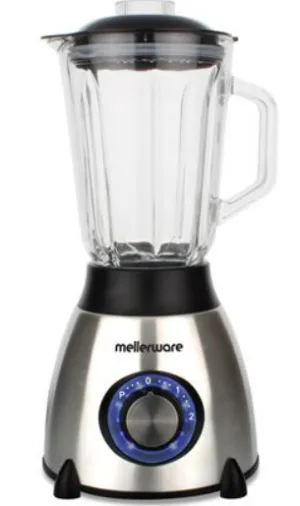 Jug Blender With Coffee Mill Stainless Steel Brushed 1.5L 550W "Optima" #