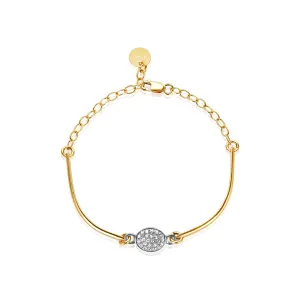 Jupiter Circle Pave Bracelet