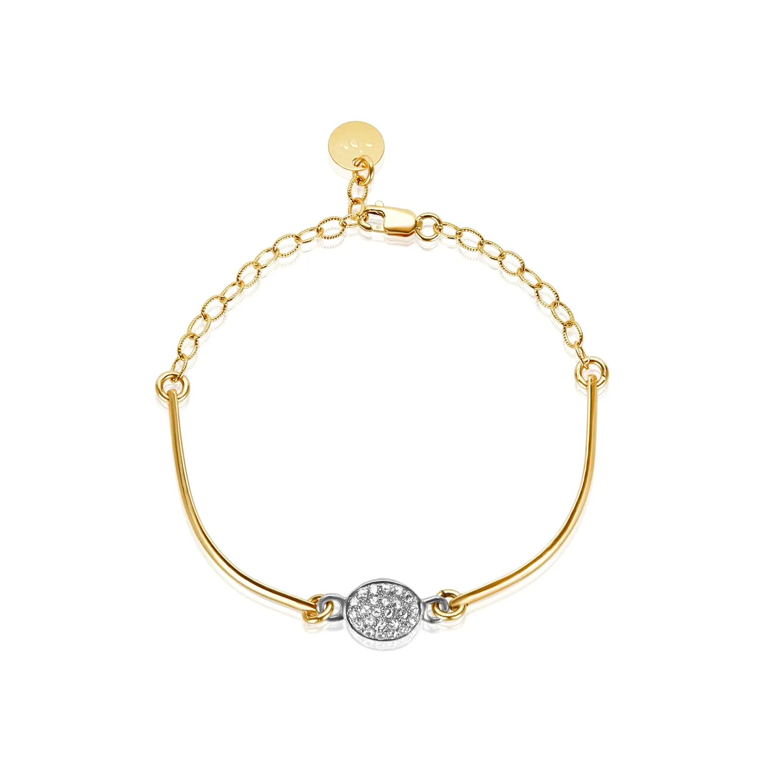 Jupiter Circle Pave Bracelet