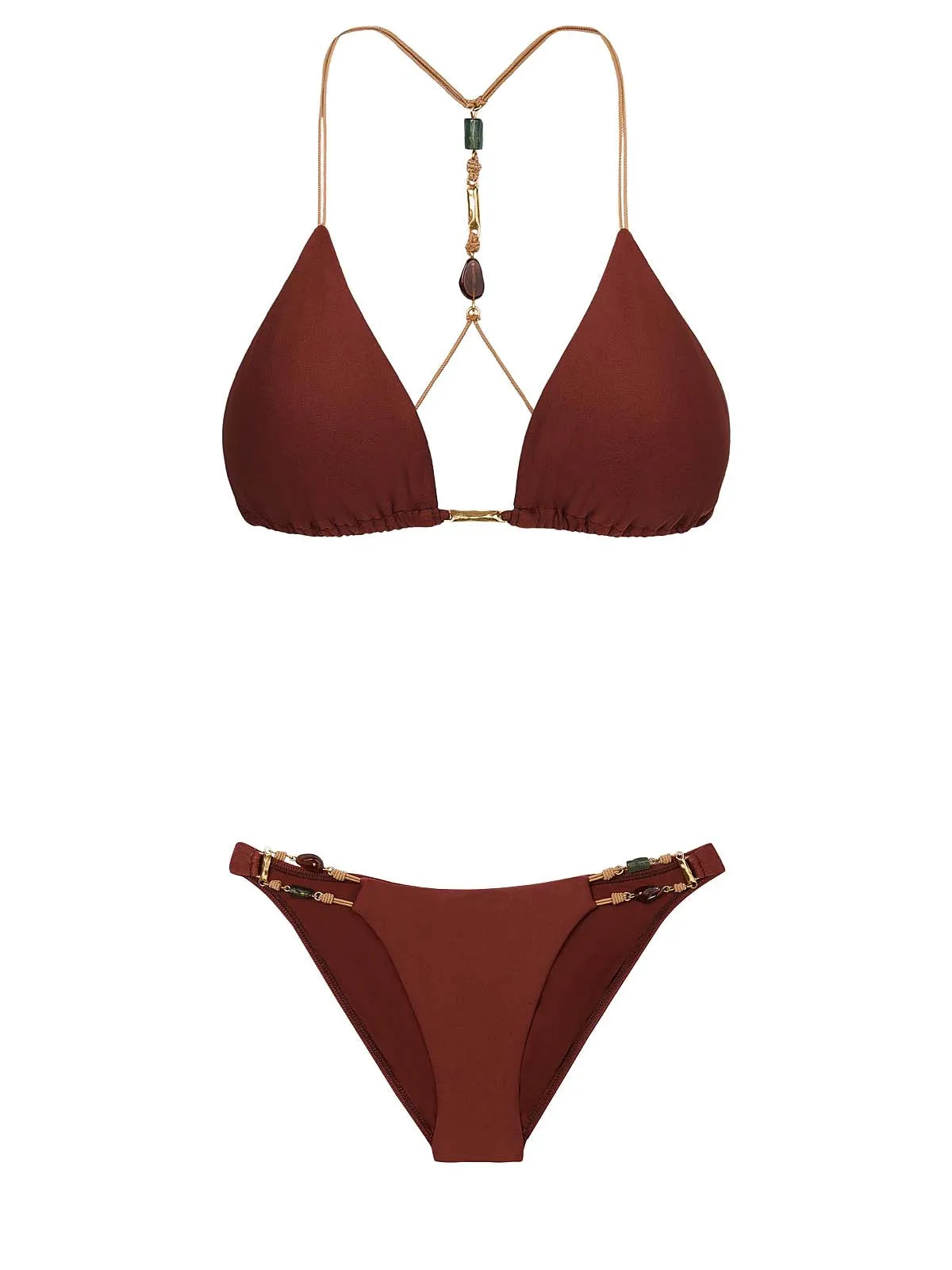Kaia T Back Tri-Kaia Double Detail Bikini ::RET