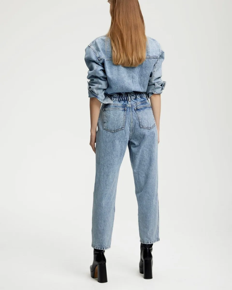 KandraGZ Jumpsuit - Washed Mid Blue