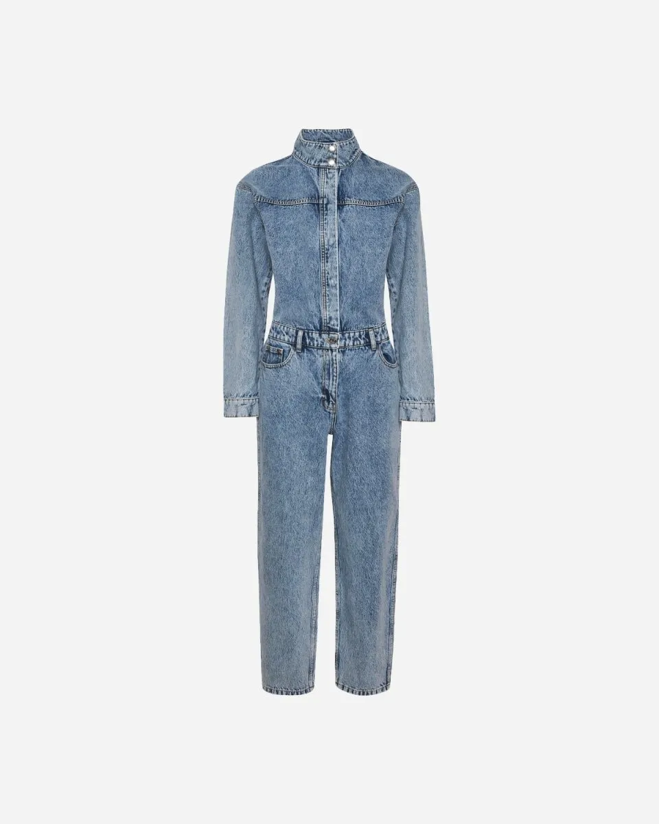 KandraGZ Jumpsuit - Washed Mid Blue