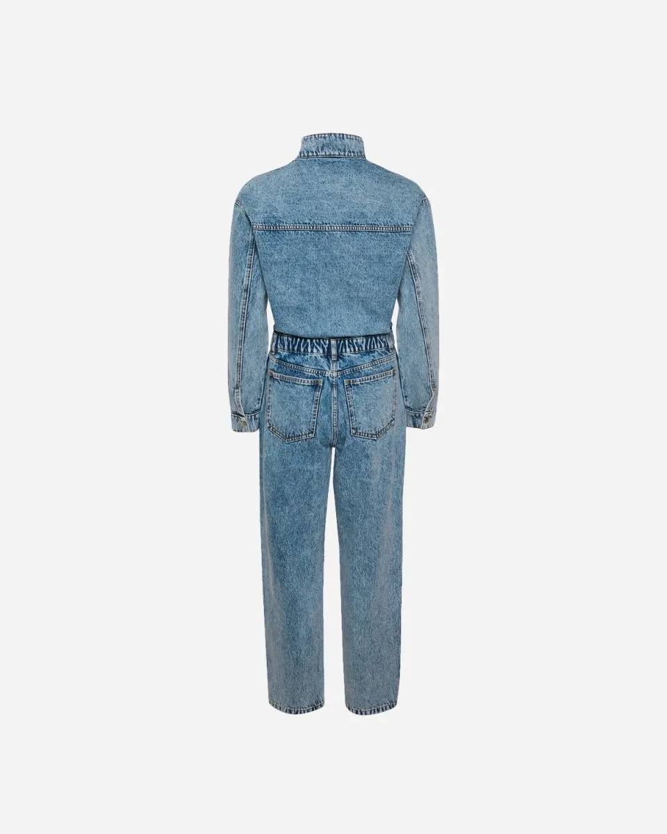 KandraGZ Jumpsuit - Washed Mid Blue